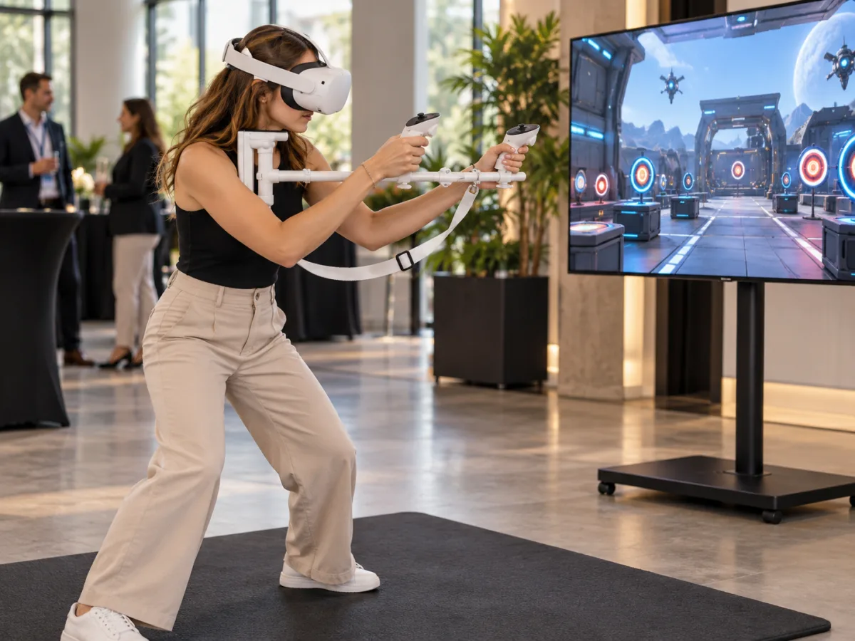 VR Combat Game Experience Booth
