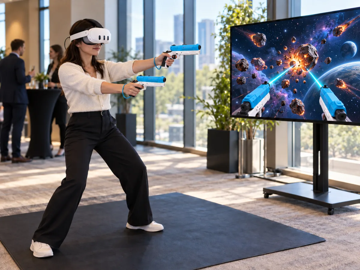 VR Space Mission Experience Booth - Corporate Sports Experiences Hizmeti